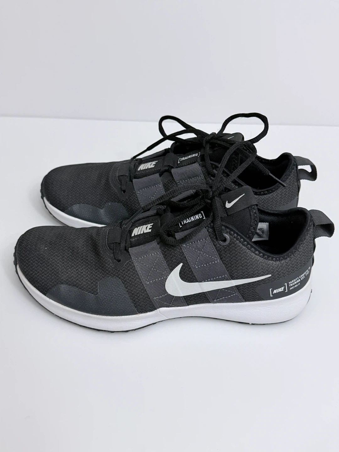 Nike Varsity Compete TR Black Training Sneakers Sz 9.5 - photo 2