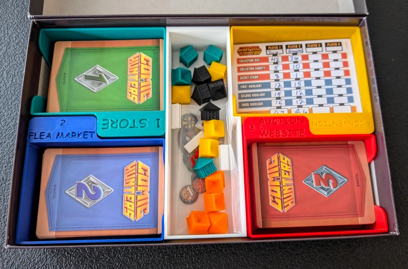 Comic Hunters Board Game Insert - photo 2