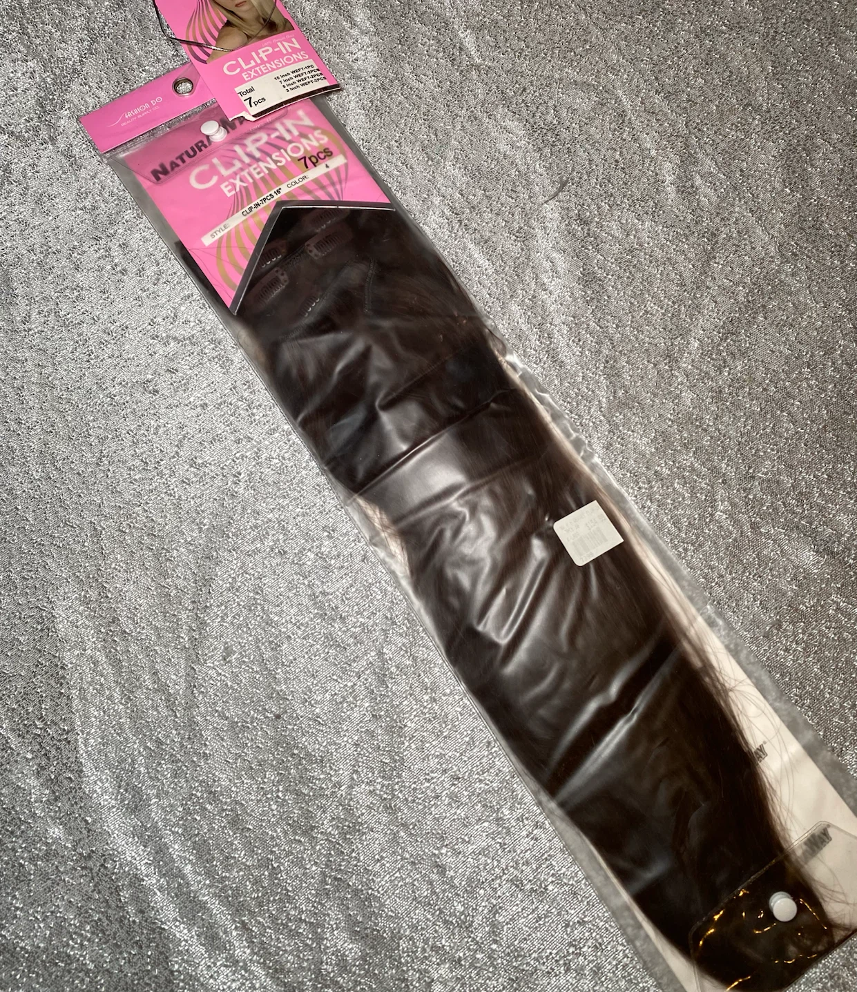 2 day sale! HUMAN HAIR CLIP- IN EXTENSIONS 7PCS 16″ - photo 5