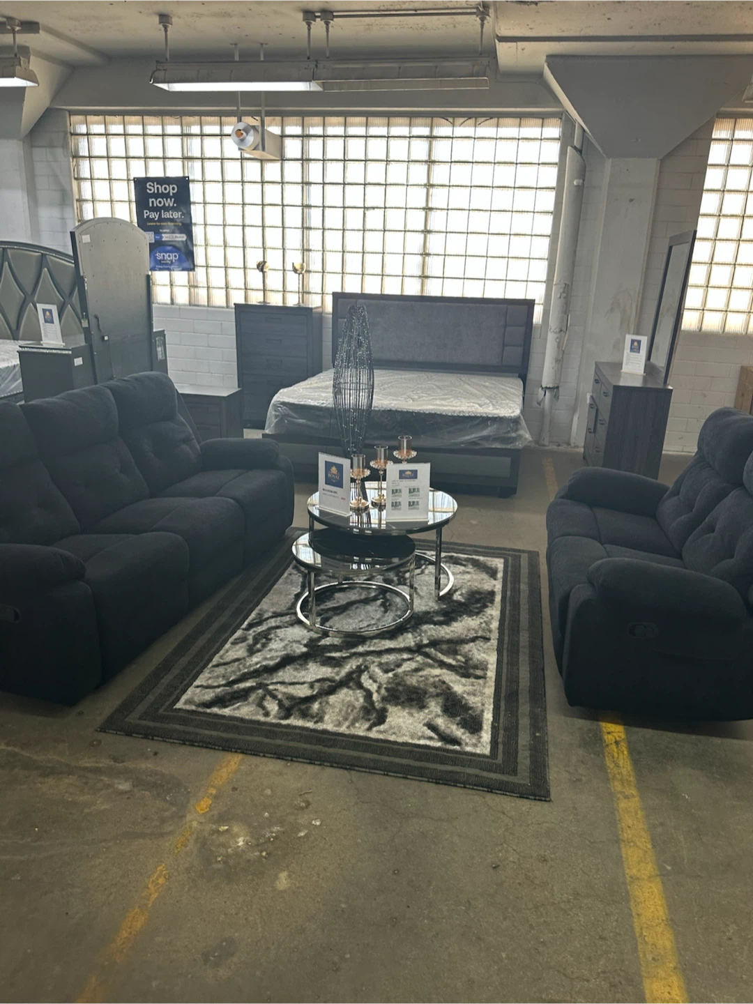 Sofa and loveseat