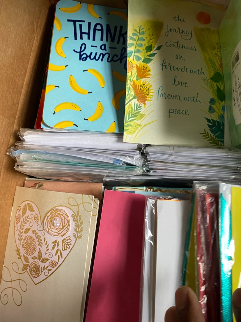 Assorted Greeting Cards and Gift Cards Lot