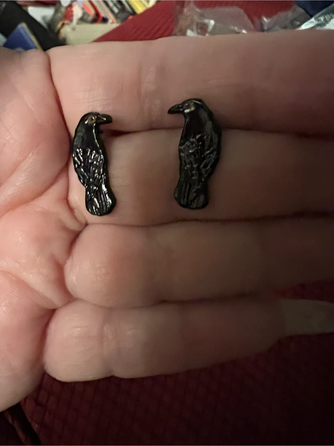 Black Crow Earrings - photo 2