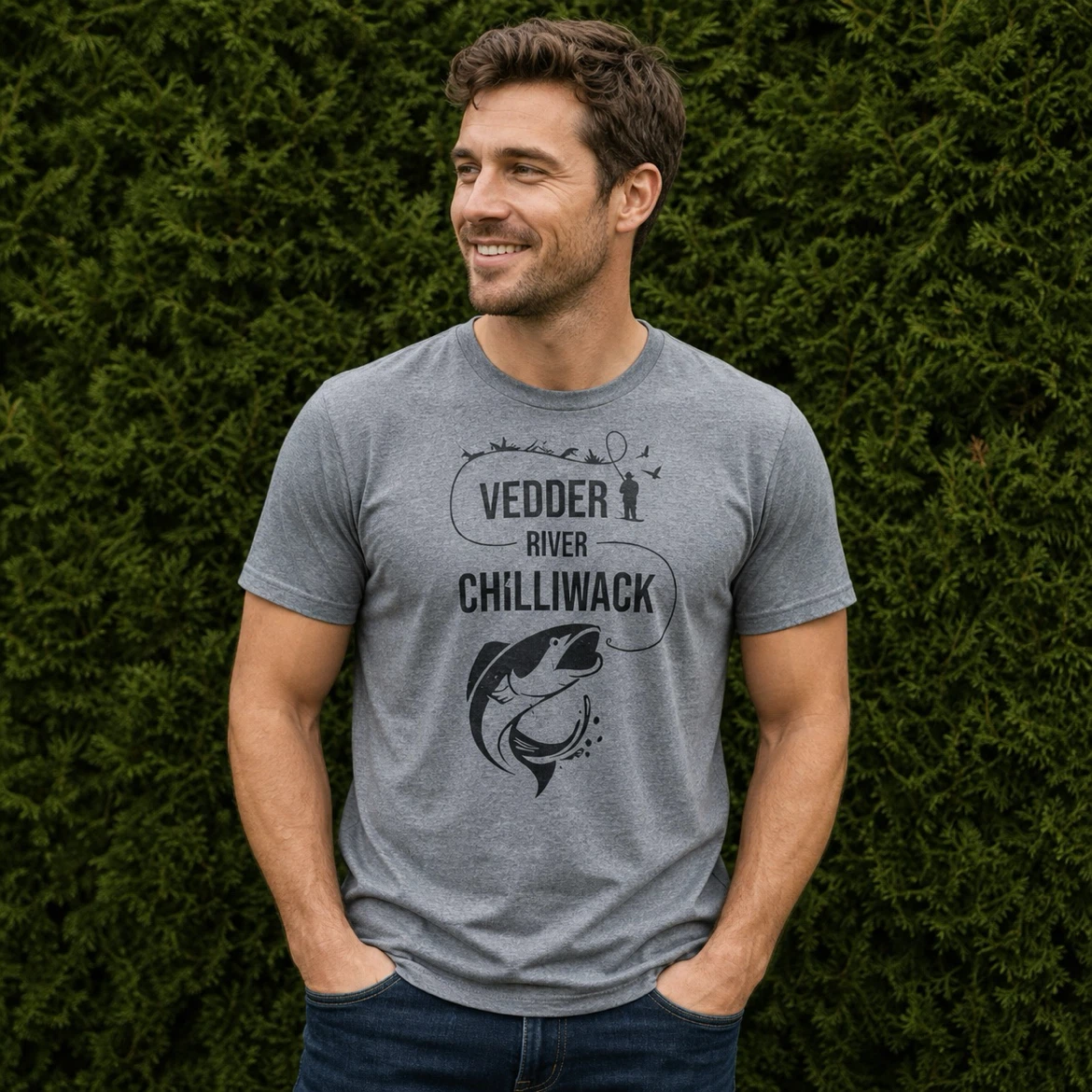 Vedder River Chilliwack Men’s T-Shirt - photo 2