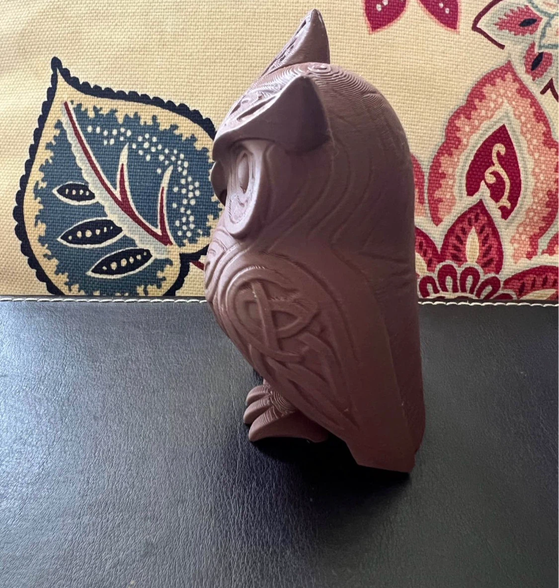 3D Printed Brown Owl Figurine - photo 3