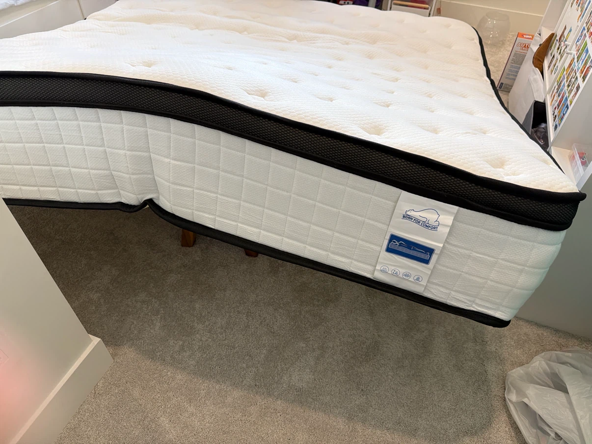 Original photos 12" Firm Hybrid Memory Foam Mattress - King - photo 4