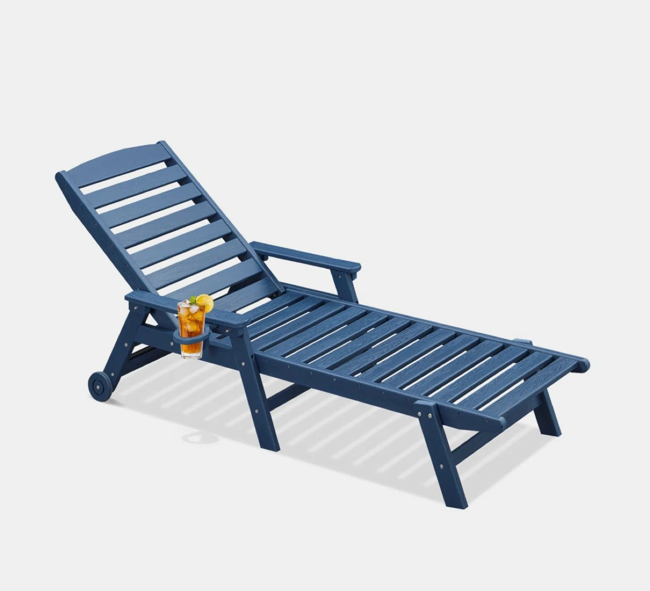 Blue Chaise Lounge Chair