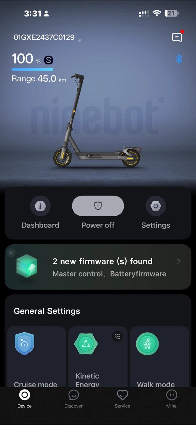 Nineboot scotter segway max 2