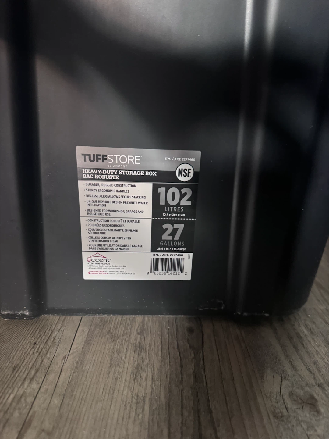 Heavy duty storage boxes large - photo 2