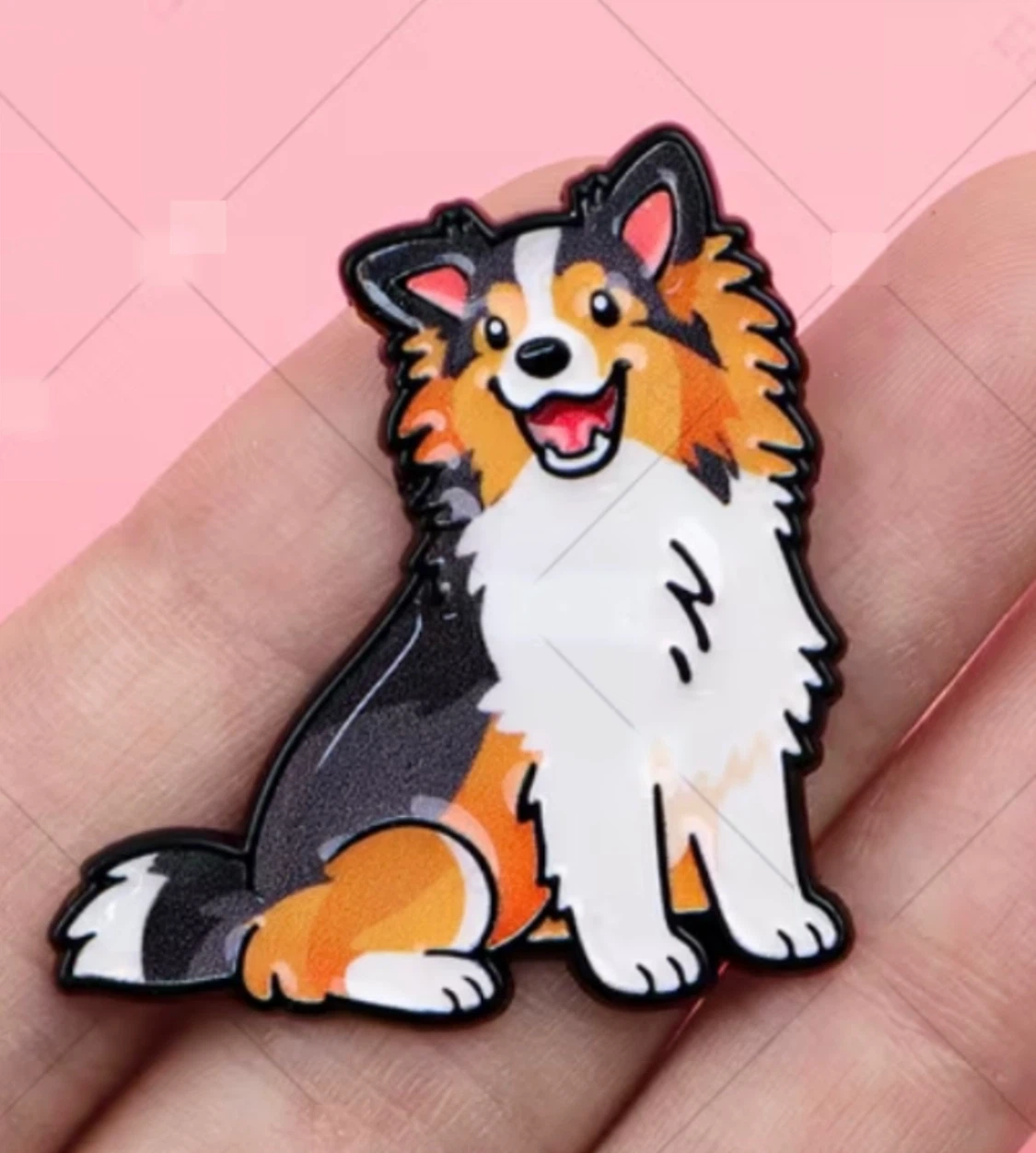 Cute Enamel Dog Pin - photo 3