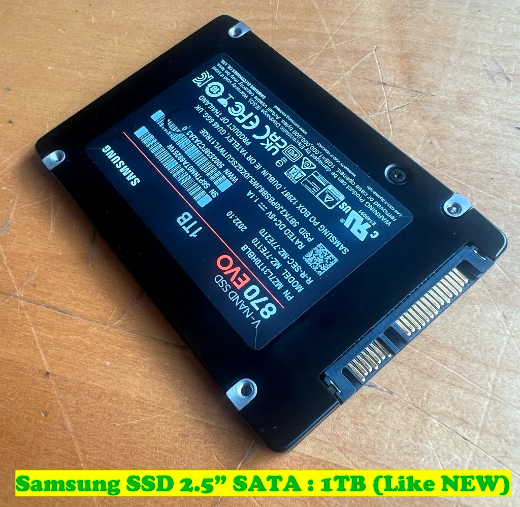 Samsung SSD 2.5” SATA : 1TB (Like NEW) - photo 2