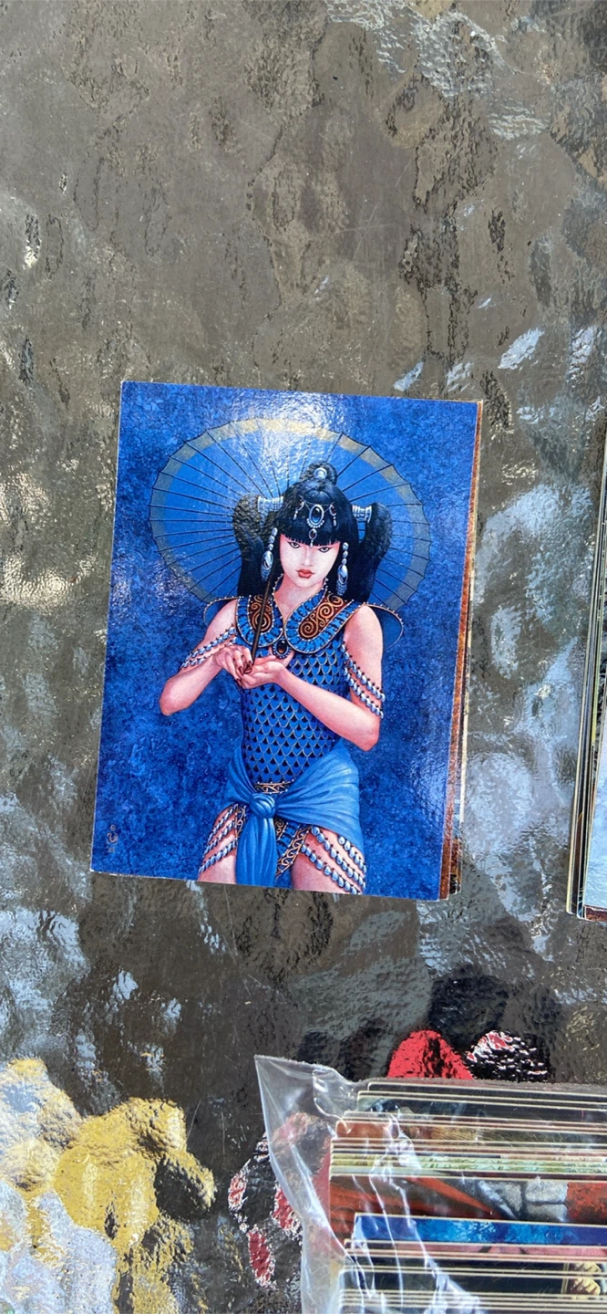 1993 David Cherry Fantasy Art Trading Cards Complete Set - photo 3
