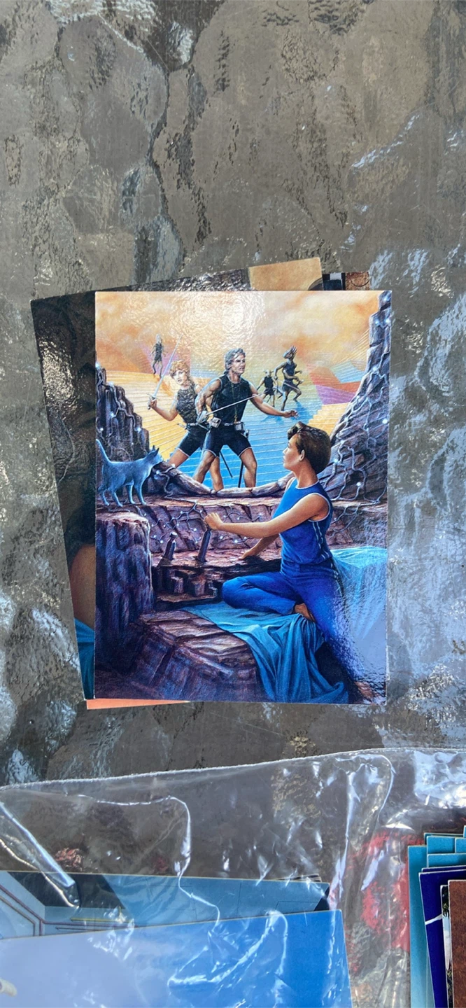 1993 David Cherry Fantasy Art Trading Cards Complete Set - photo 4