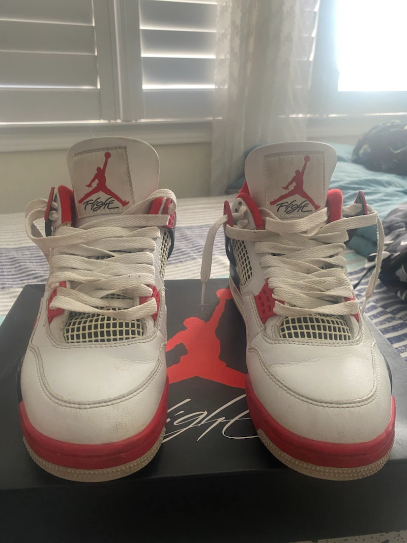 Air Jordan 4 Retro fire red - photo 2
