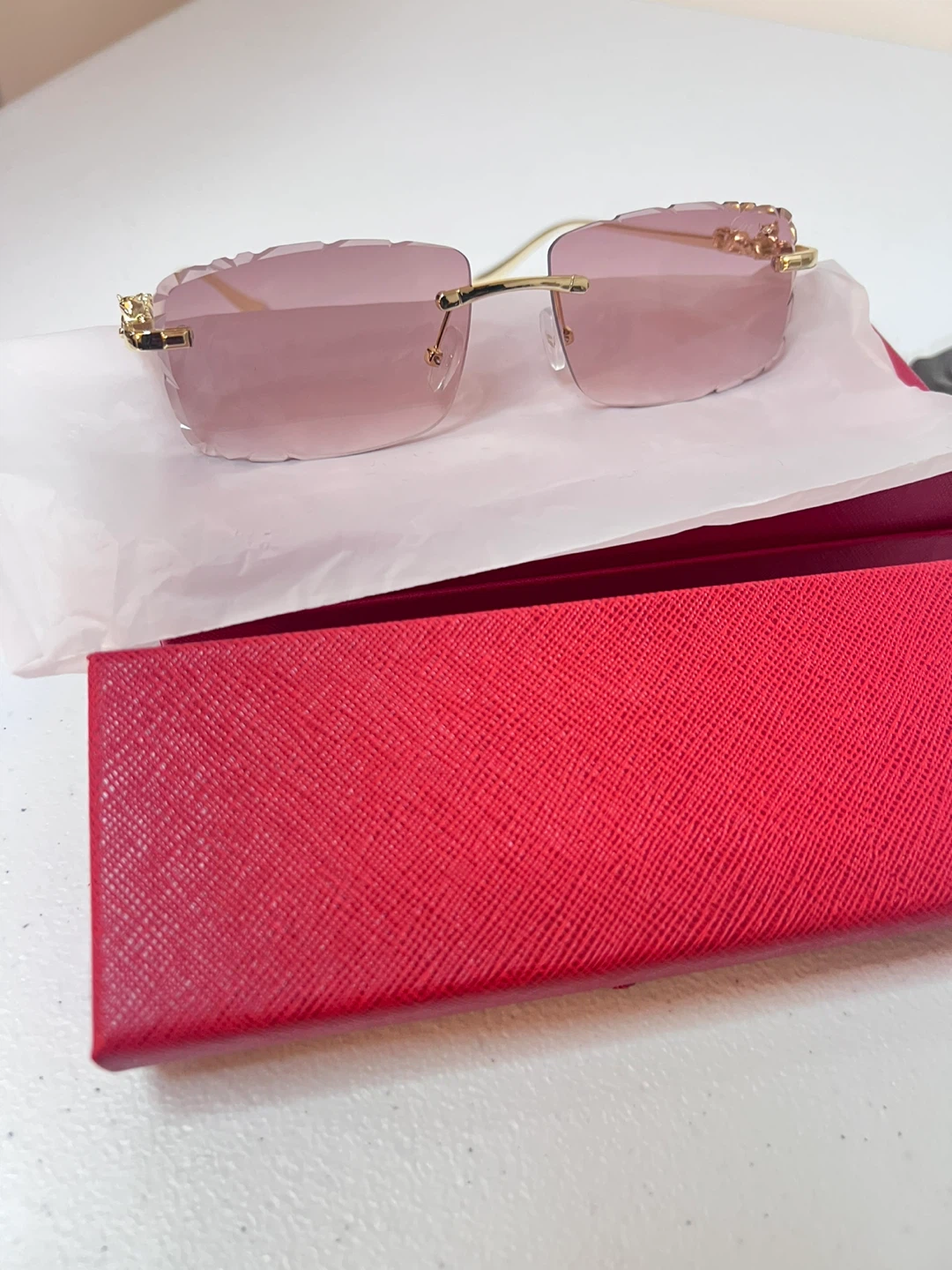 Cartier style pin gradient lense sunglasses  unisex - photo 3