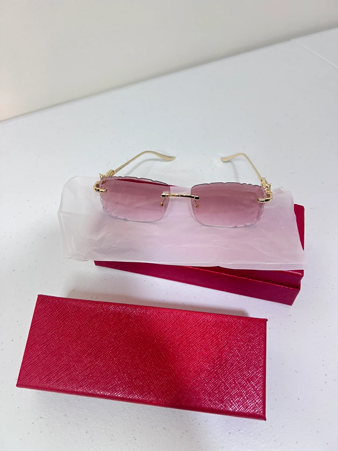 Cartier style pin gradient lense sunglasses  unisex - photo 5
