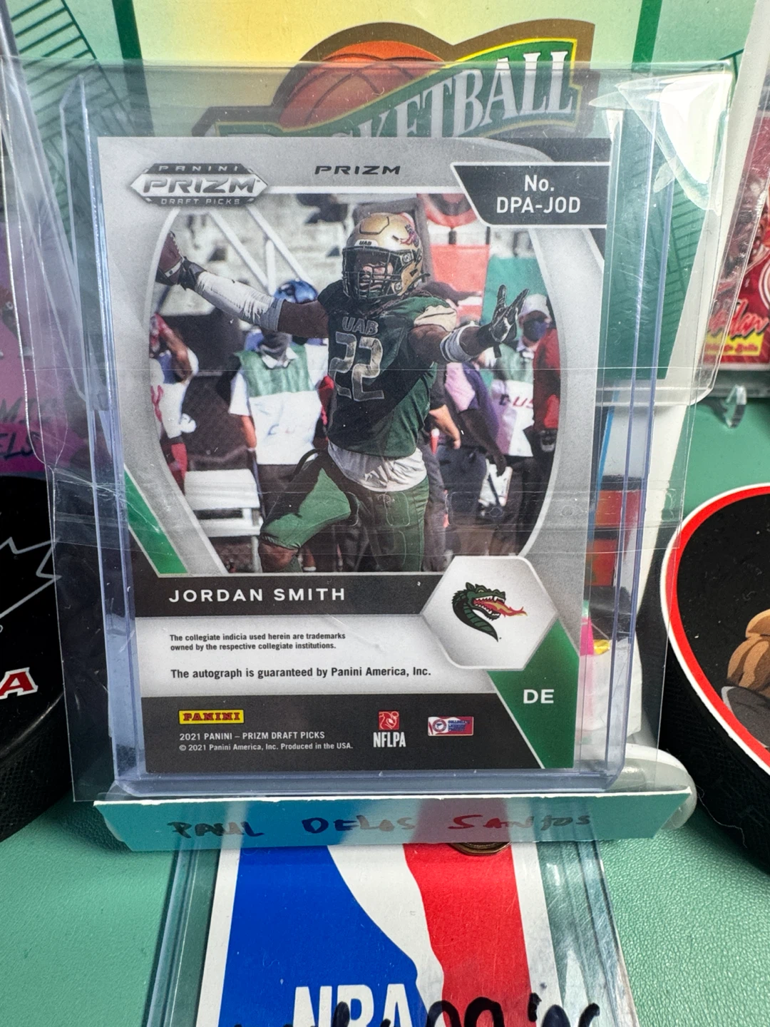 Panini Prizm Jordan Smith Rookie Card - photo 3