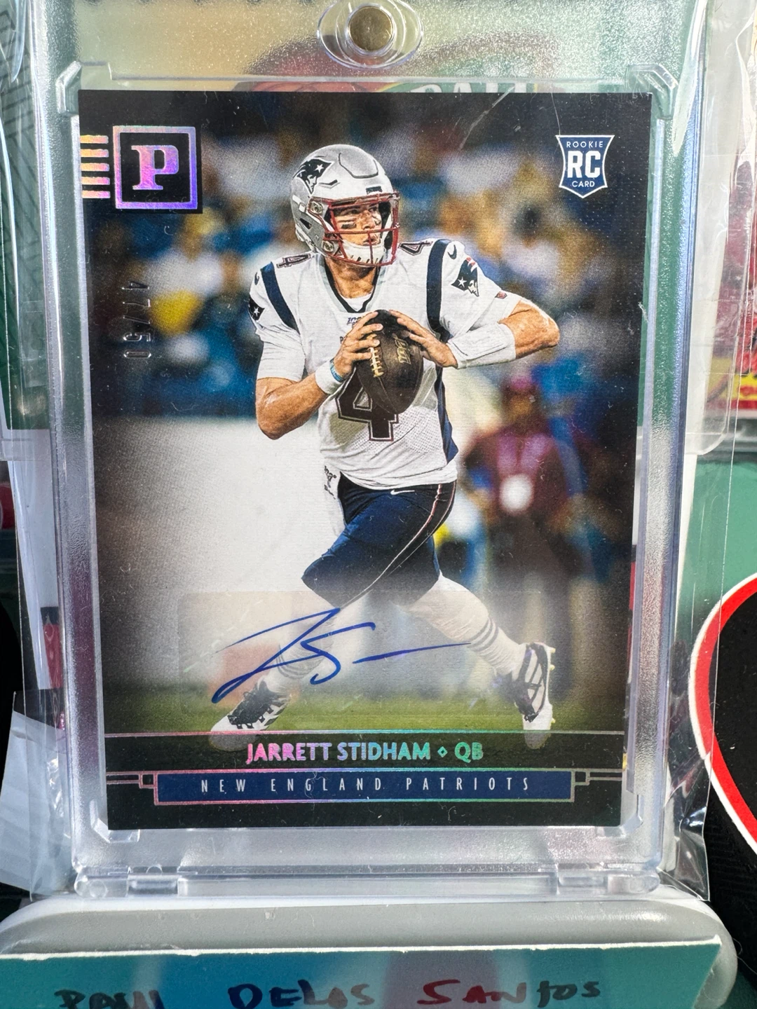 2019 Panini Chronicles Jarrett Stidham Autograph Rookie Card