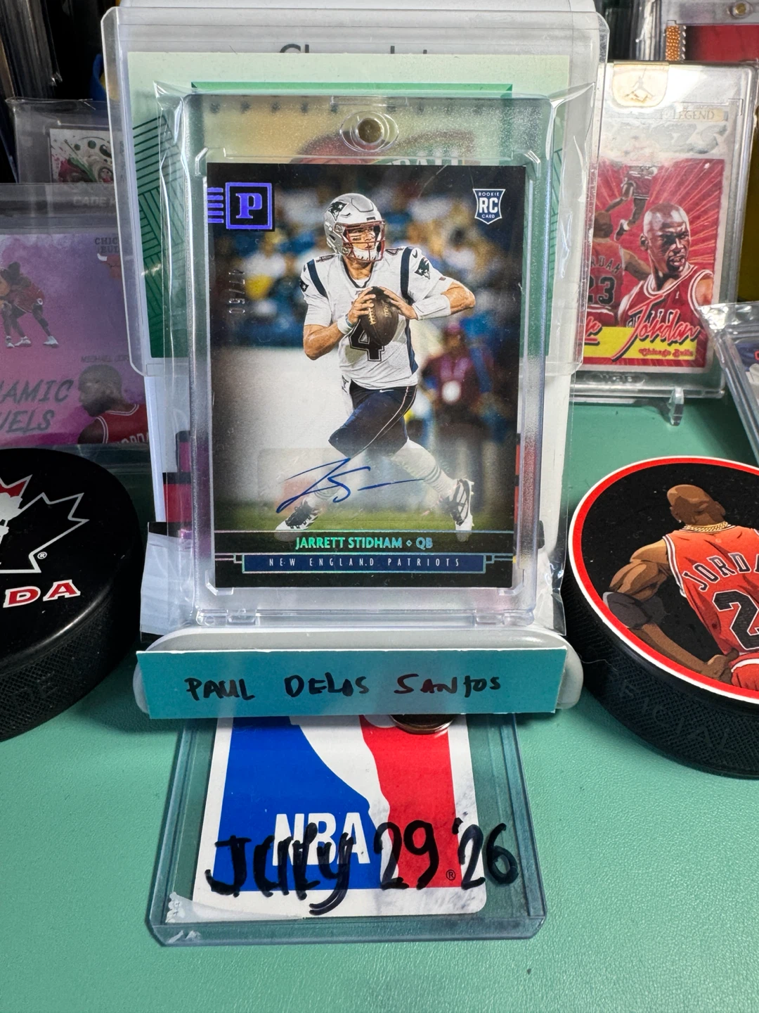 2019 Panini Chronicles Jarrett Stidham Autograph Rookie Card - photo 2