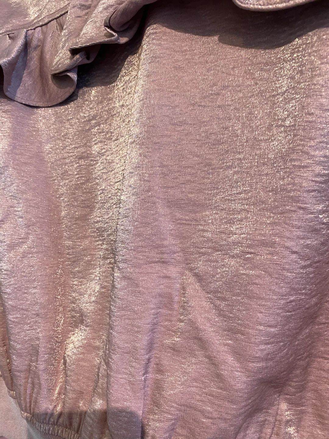 2 day sale! Guess ruffle zipper jacket purple / pink - photo 4