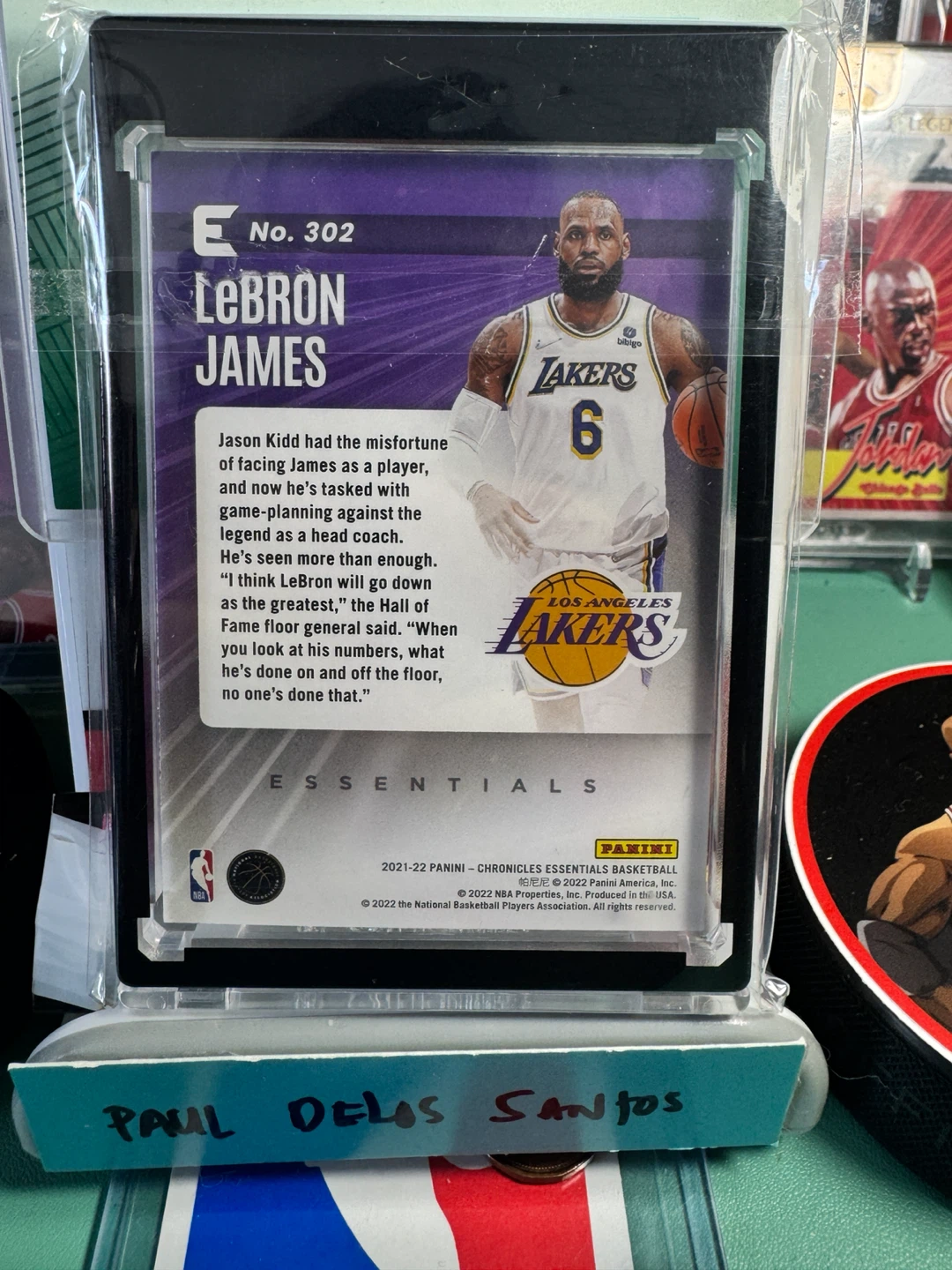 Panini Chronicles LeBron James Basketball Card - photo 3