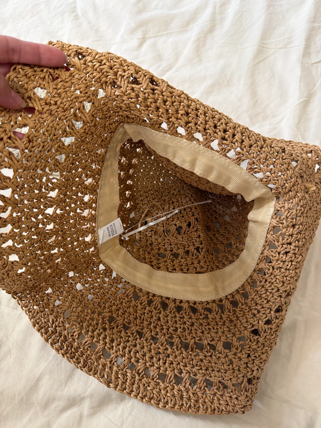Straw Hat with Cutout Details - photo 2