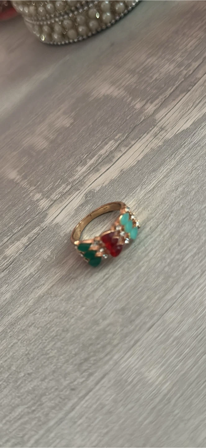 Butterfly Ring - Red, Green, Blue