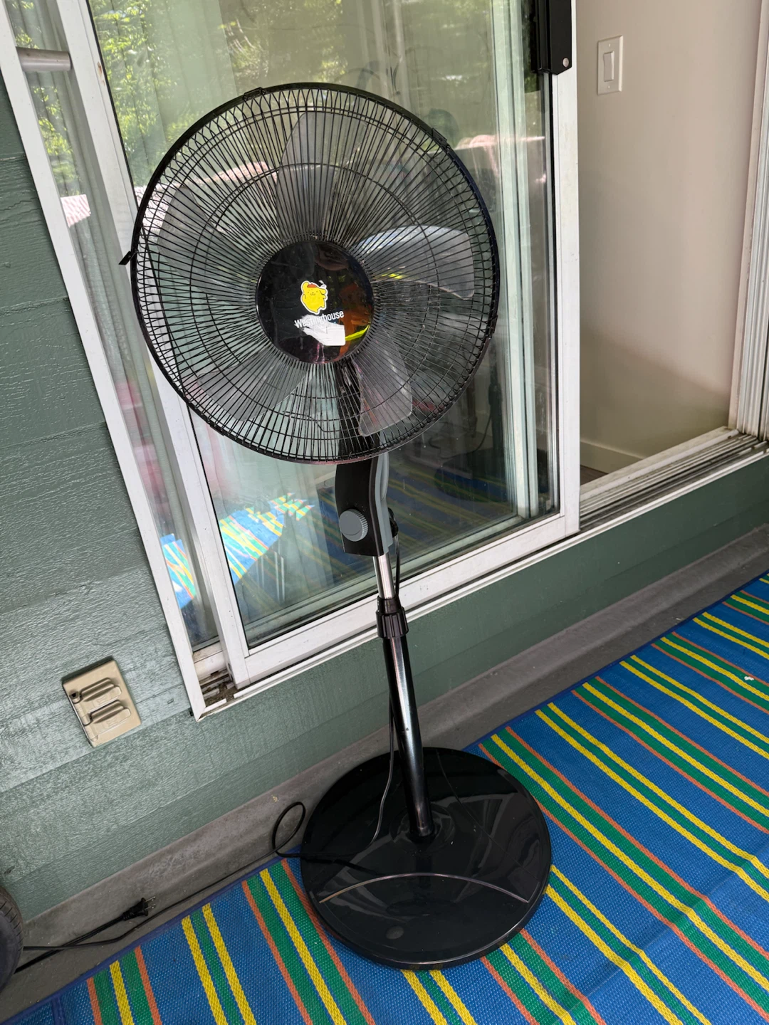 Black Stand Fan