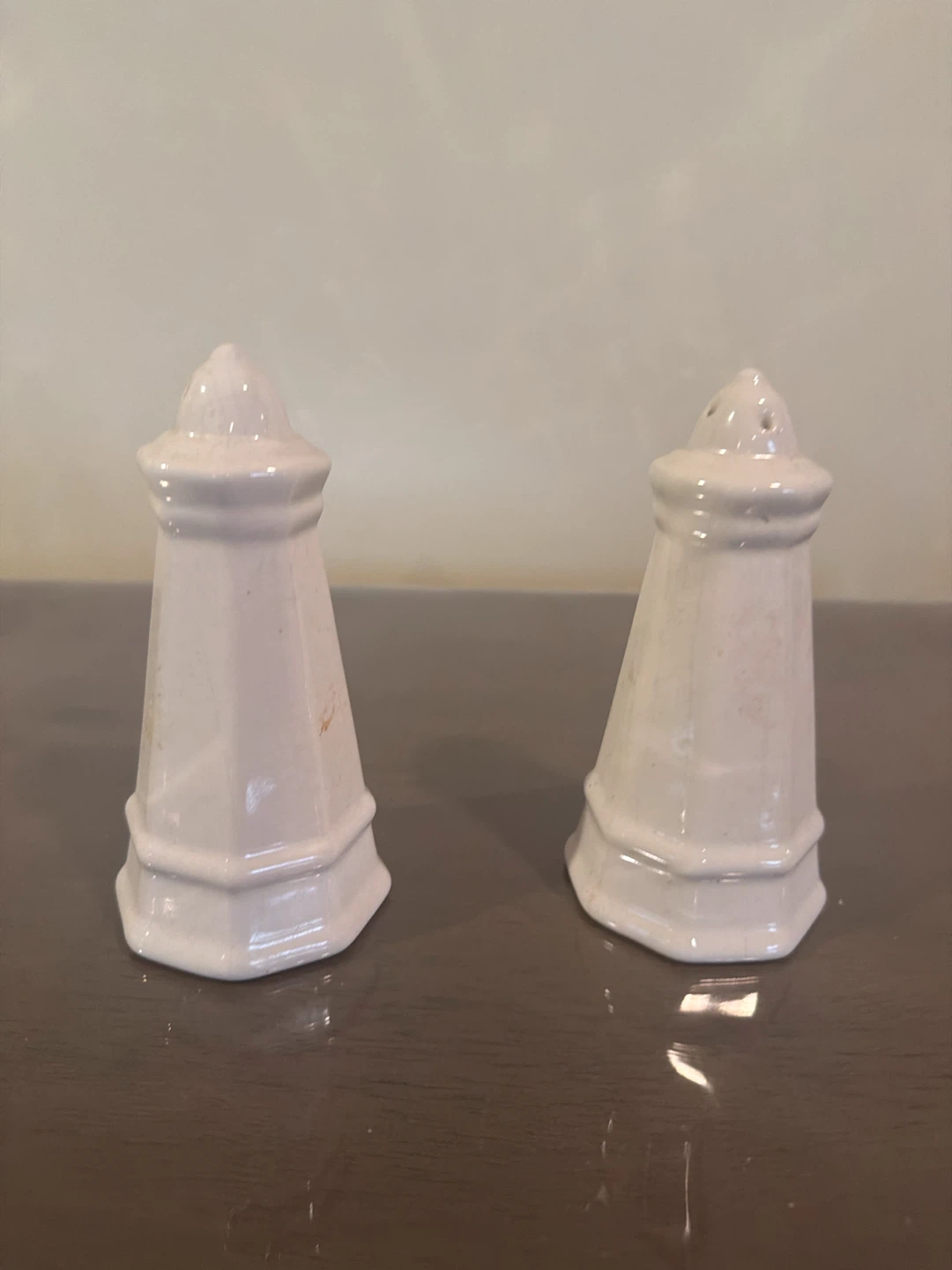 White Ceramic Coffee Pot Set with Salt-Pepper Shakers - photo 3