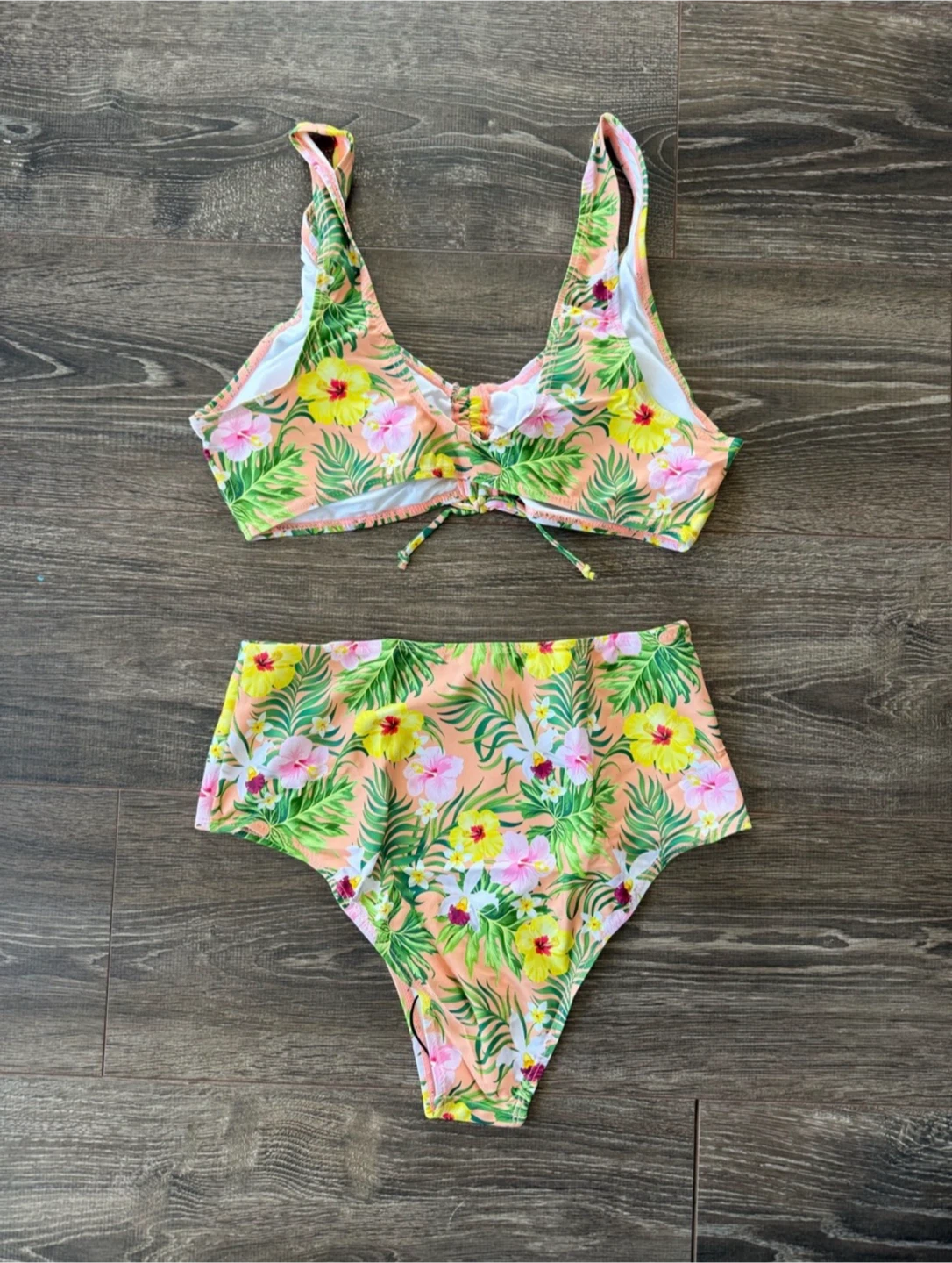 New floral bikini size large - photo 2
