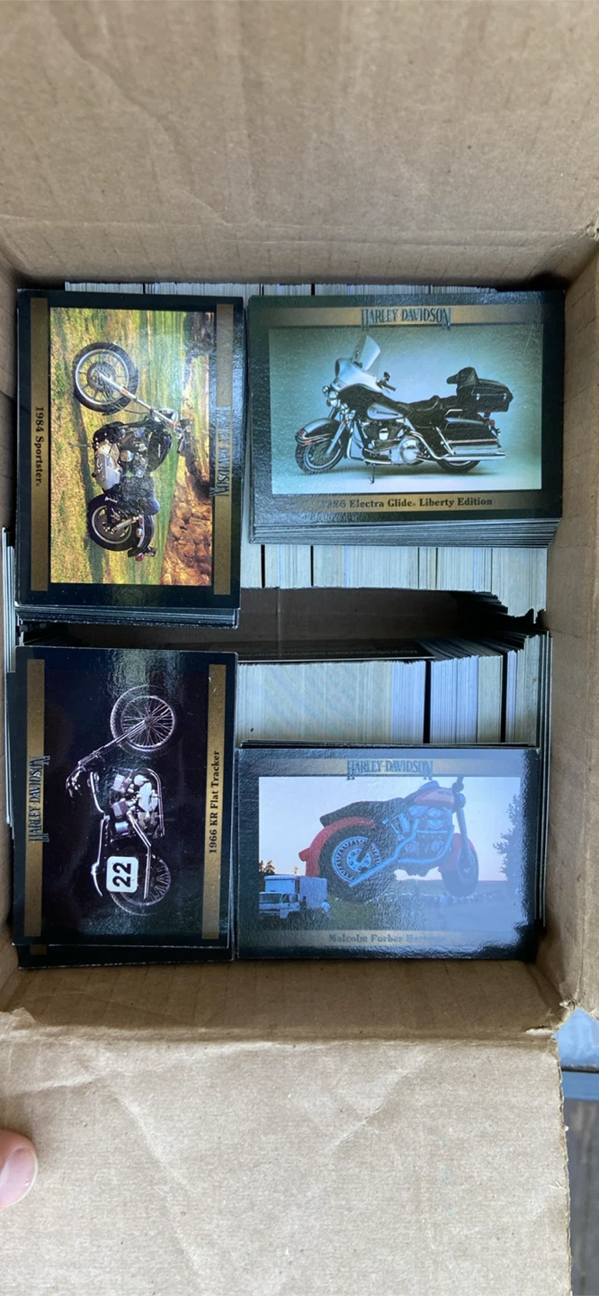 Harley-Davidson Motorcycle Trading Cards Lot