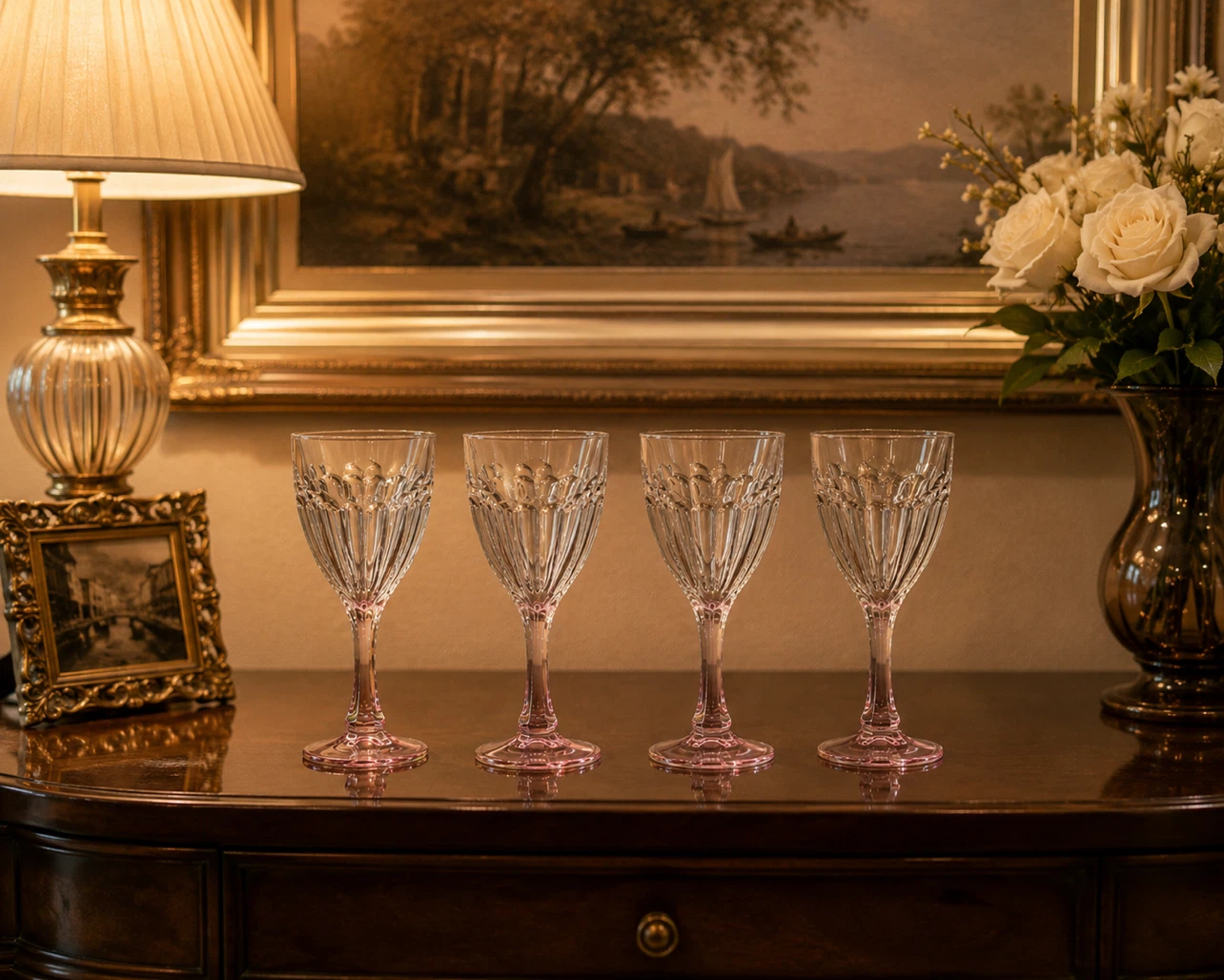 Bohemia Crystal Wine Glasses Set of 4 - photo 3