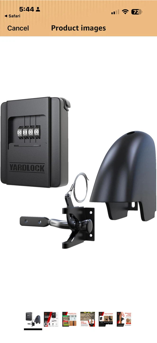YARDLOCK Combination Gate Lock - photo 3