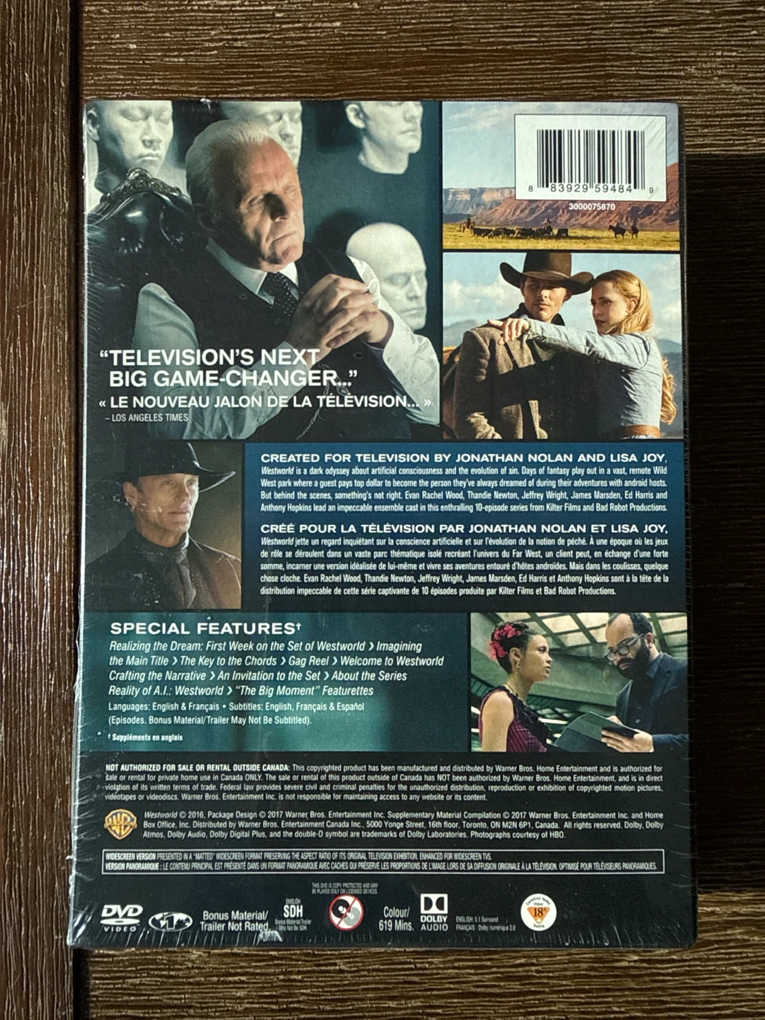 Westworld Season One DVD boxset - photo 3