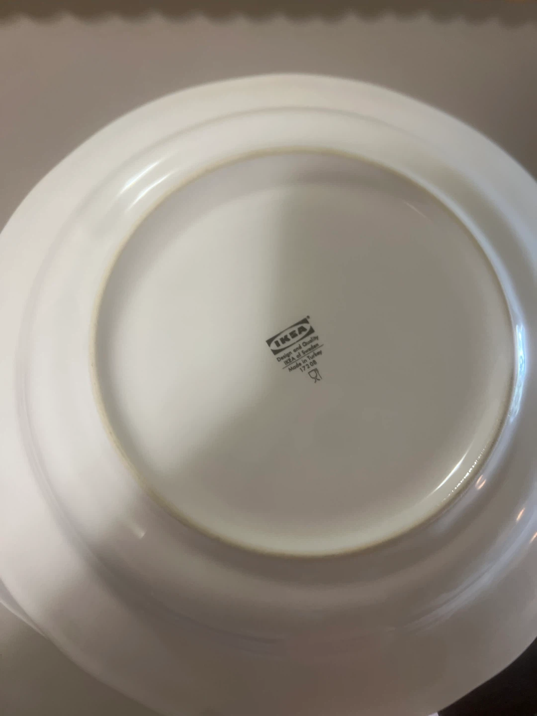 IKEA UPPLAGA White Salad / Side Plates - Set of 5 - photo 2