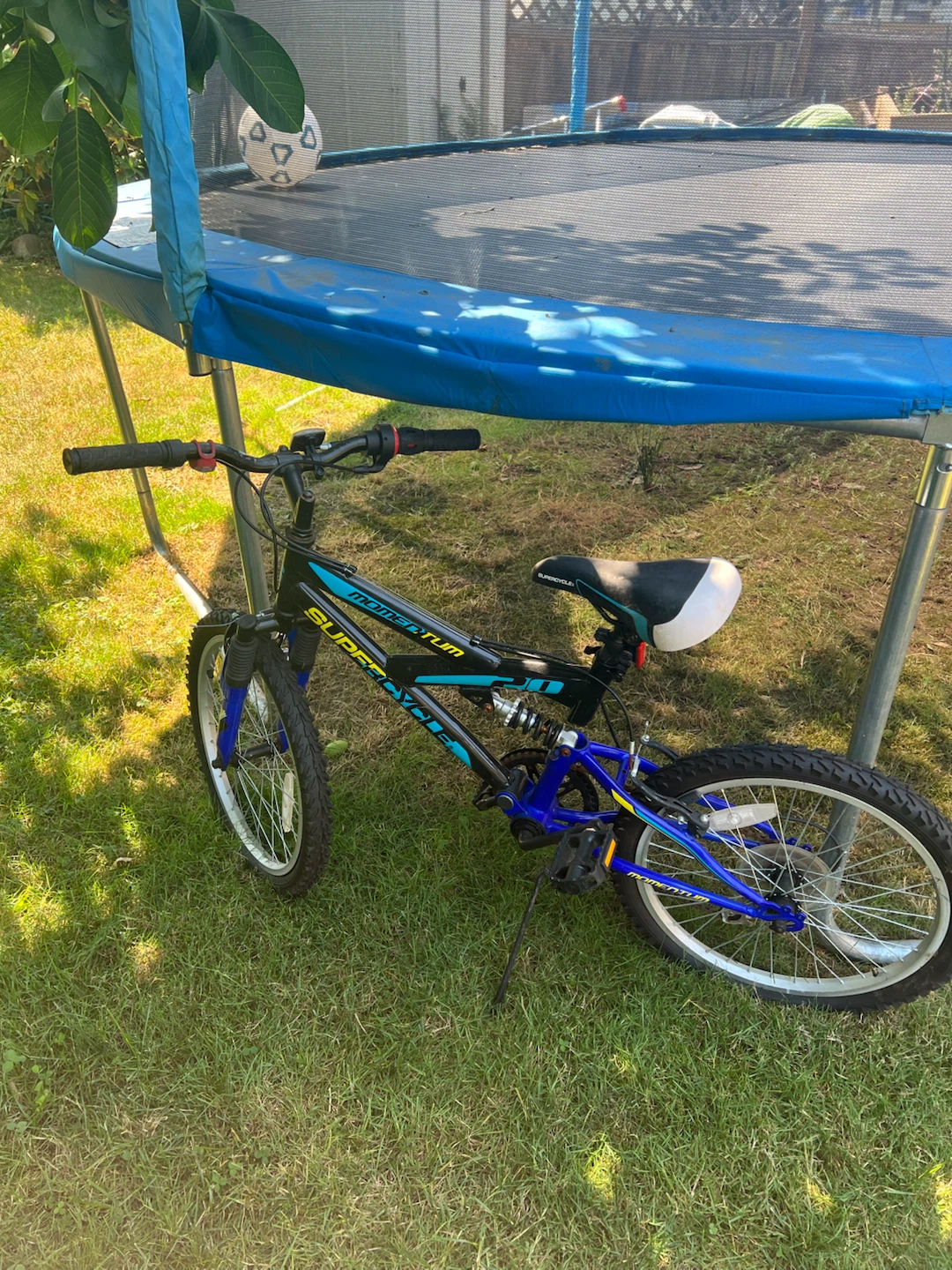 Kids Blue and Black Mountain Bike - photo 2
