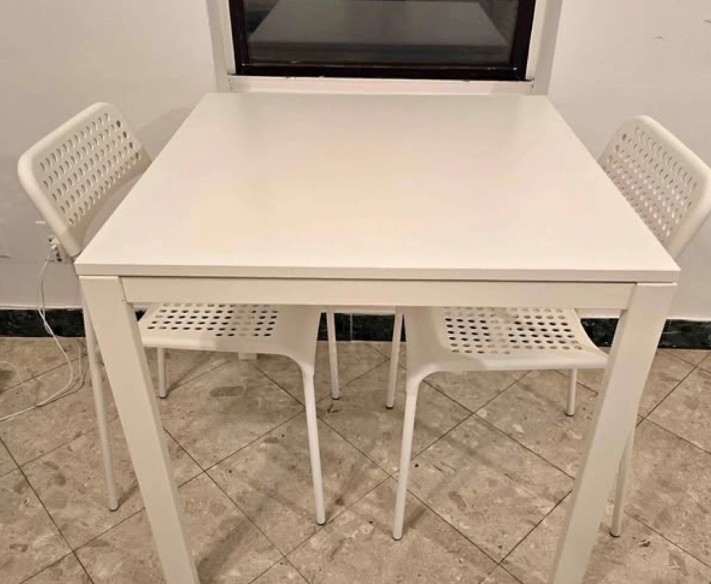 IKEA white dining table