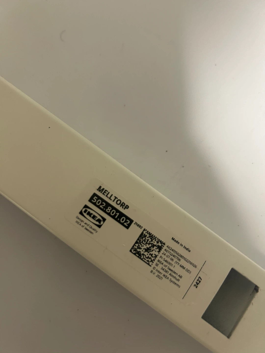 IKEA white dining table - photo 2