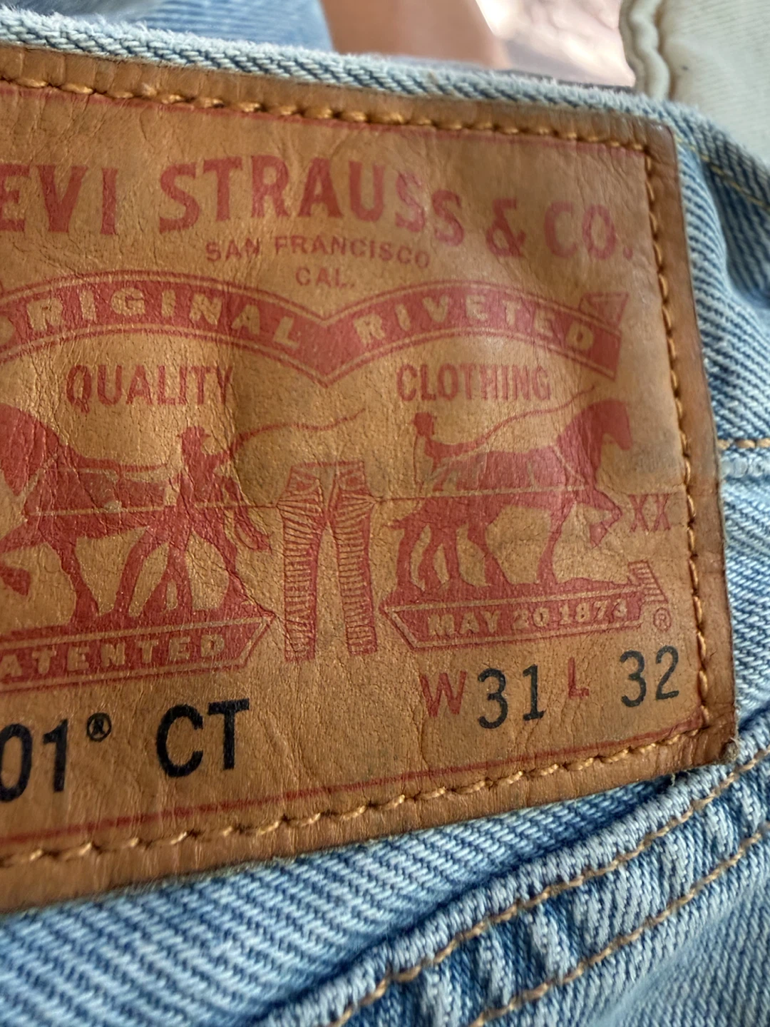 LEVI’S 501 CT JEANS