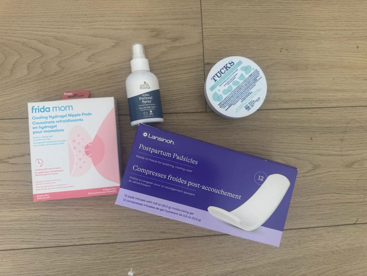 Postpartum Care Bundle: Frida Mom, Lansinoh, Earth Mama, Tucks - photo 2