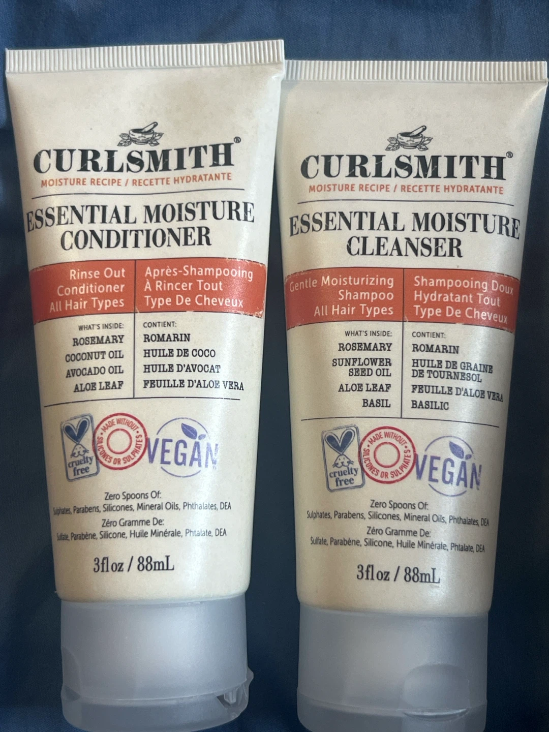 Curlsmith Essential Moisture Conditioner & Cleanser Set