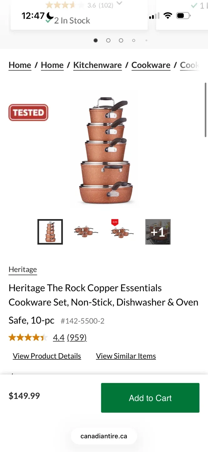 The Rock Pots & Pans Set