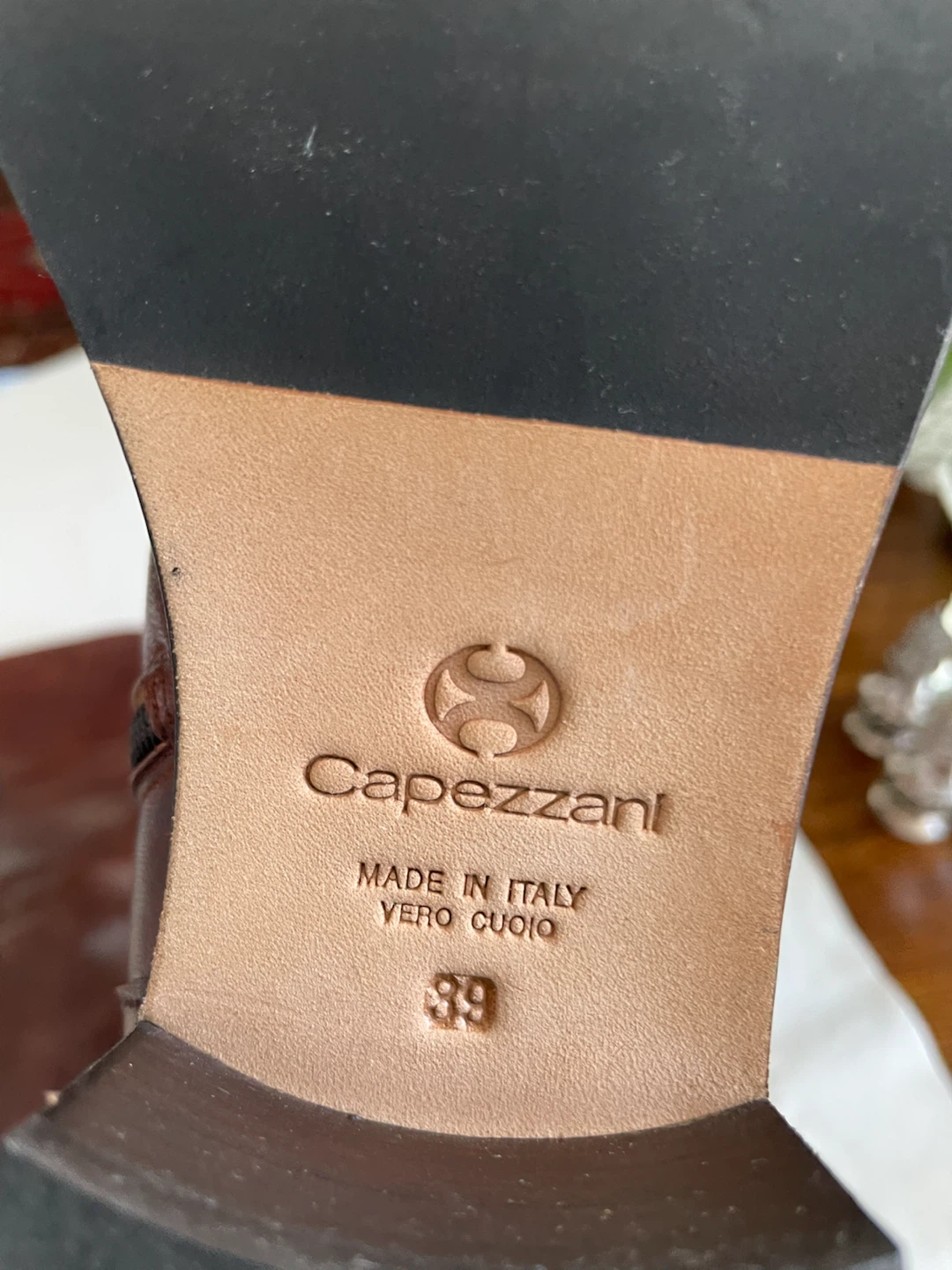 Caapezzani Women's Leather Boots Size 39 Brown - photo 2