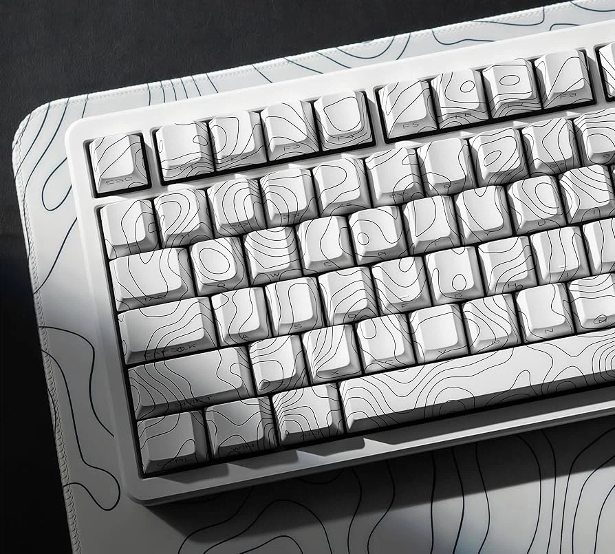 Keycaps with a cracked design - photo 3