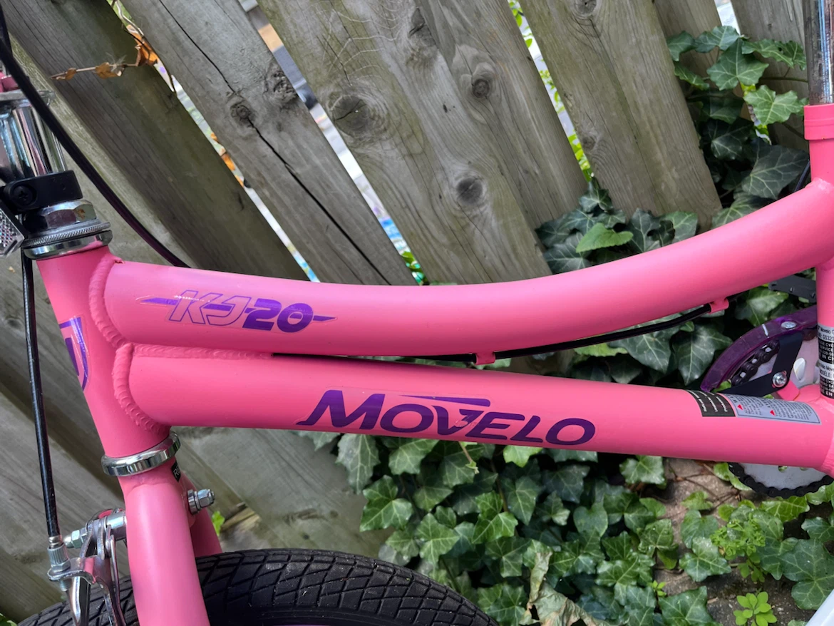 Movelo 20” Pink & Purple BMX Bike / front & back hand brakes - photo 5