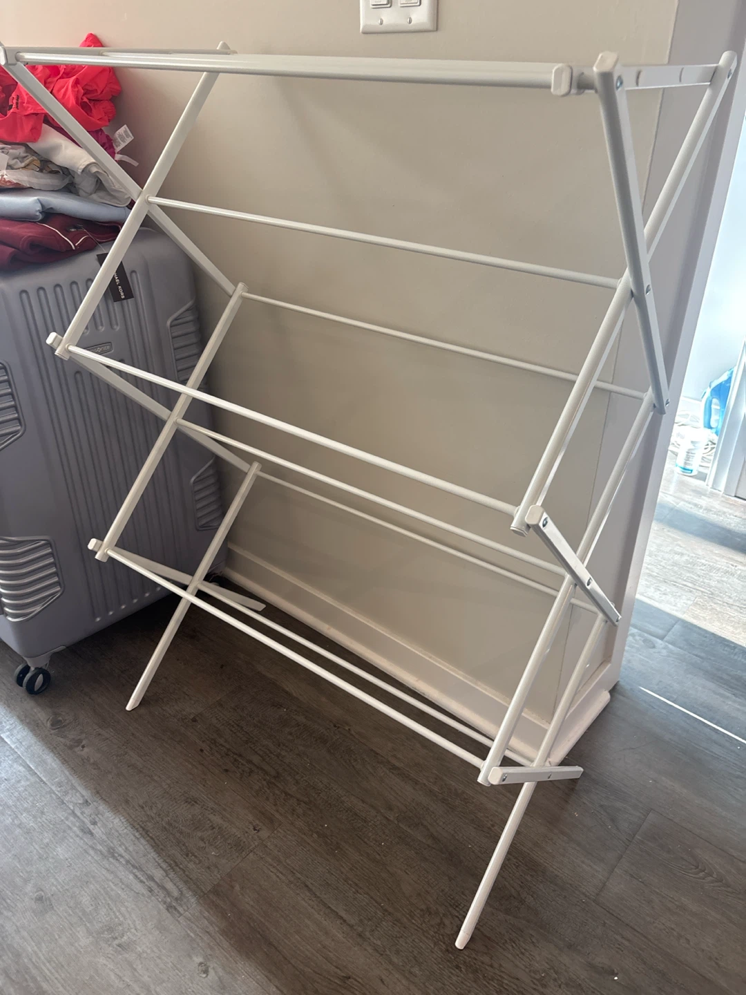 White Foldable Drying Rack