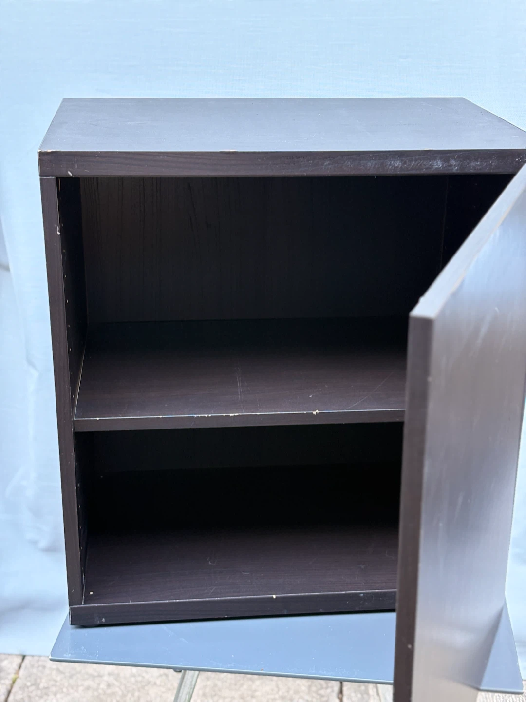 Dark Brown Storage Cabinet with Doors