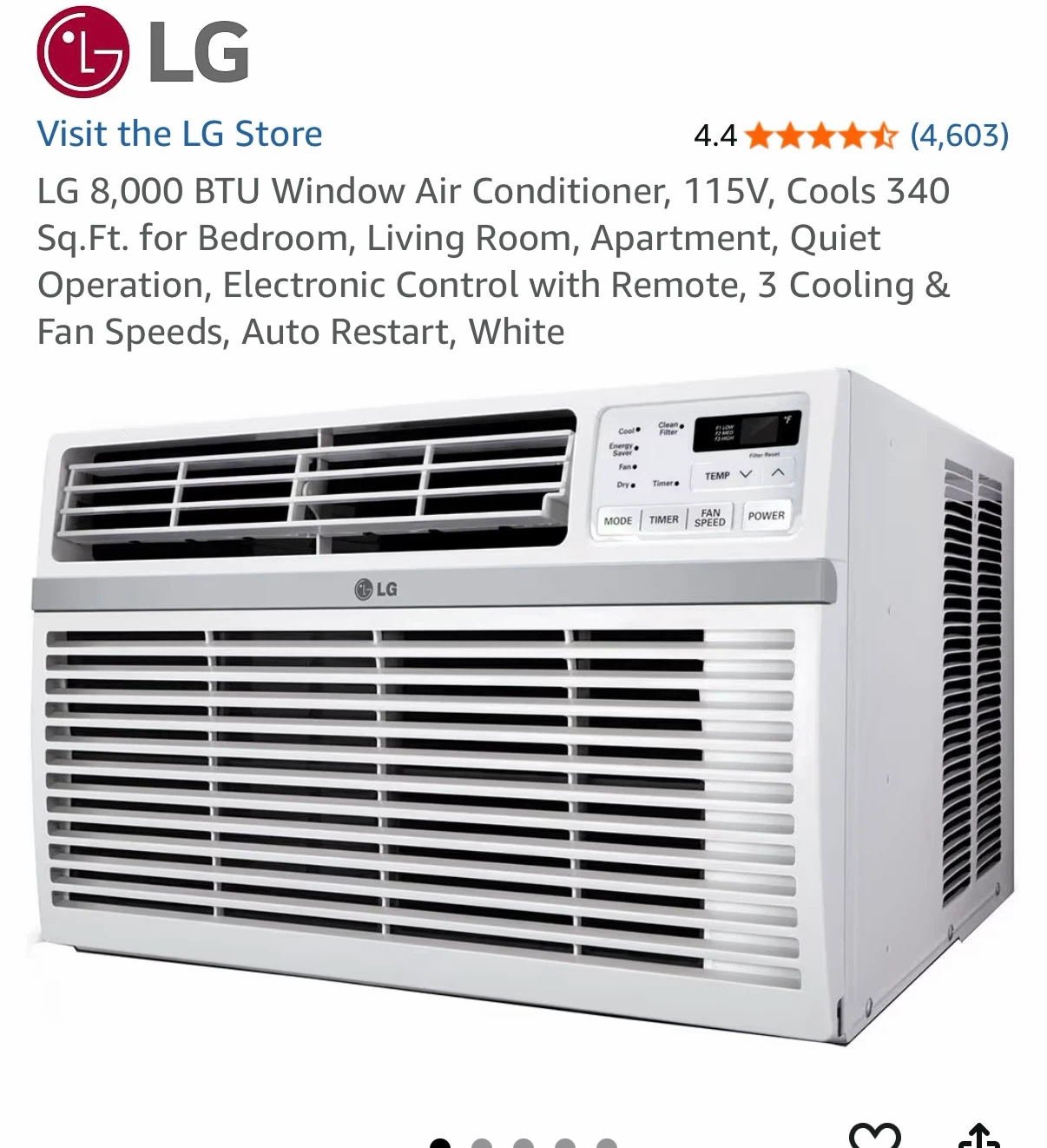 LG Air conditioner - photo 2