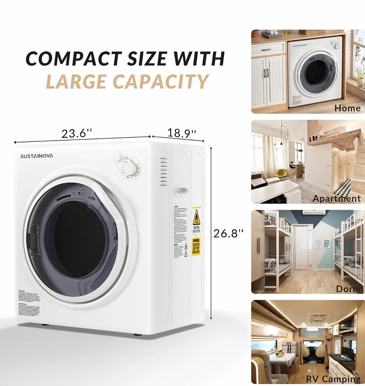 Elevon Compact Clothes Dryer - photo 2