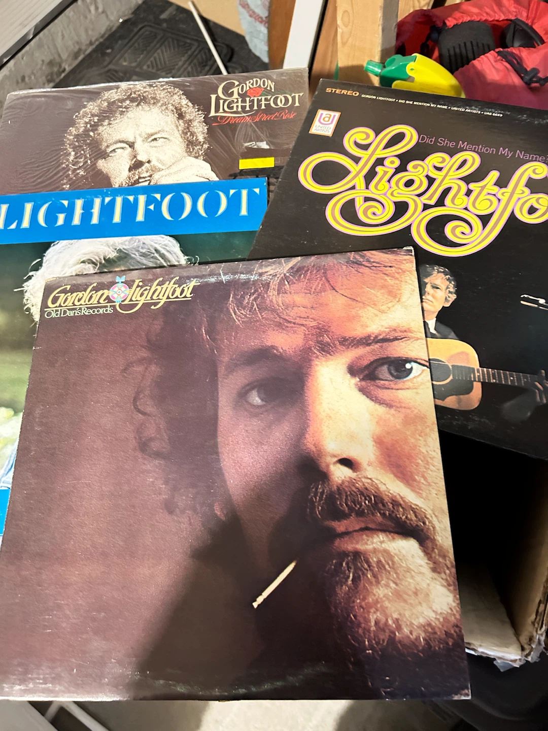 Gordon Lightfoot Vinyl Records (3 albums)