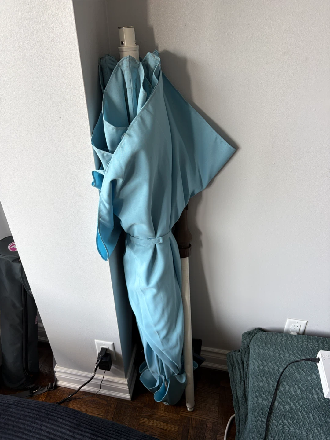 IKEA - HÖGÖN / IGGÖN Light Blue Patio Umbrella - photo 2
